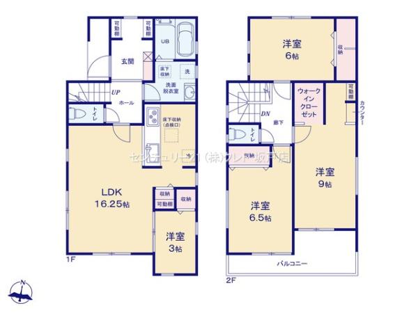 川越市的場第9　新築分譲住宅　全2棟　2号棟