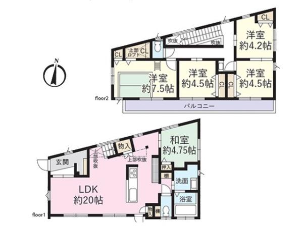 川越市的場　中古一戸建て