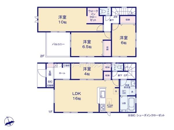 鶴ヶ島市脚折第二十六　新築分譲住宅　全2棟　2号棟