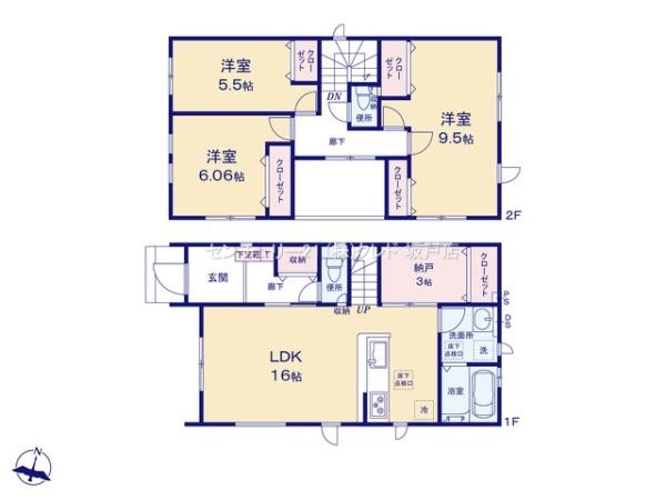 川越市今成13期　新築分譲住宅　全5棟　3号棟