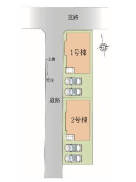 川越市山田1期　新築分譲住宅　全2棟　1号棟