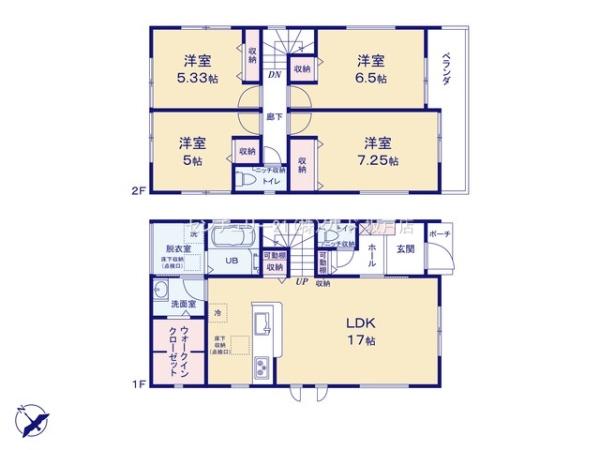 鶴ヶ島市富士見第二　新築分譲住宅　全2棟　2号棟