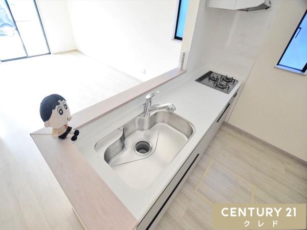 川越市中台三丁目 新築分譲住宅 全6棟 F号棟(キッチン)