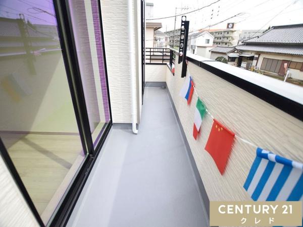 川越市中台三丁目 新築分譲住宅 全6棟 F号棟(バルコニー)