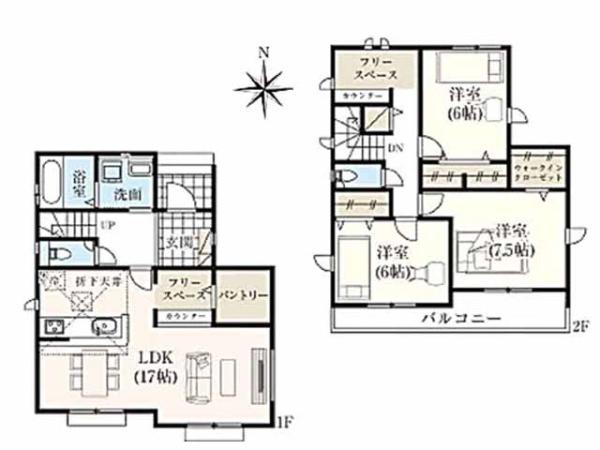 坂戸市にっさい花みず木10期　新築分譲住宅　全8棟　3号棟