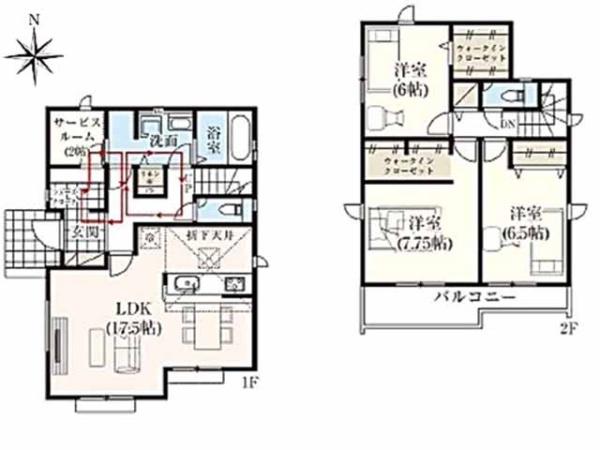 坂戸市にっさい花みず木10期　新築分譲住宅　全8棟　6号棟