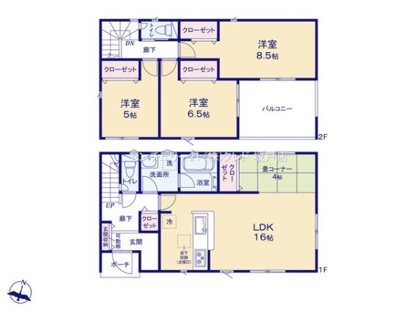 毛呂山町南台第7　新築分譲住宅　全2棟　2号棟