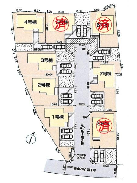 川越市古谷上　新築分譲住宅　全8棟　3号棟