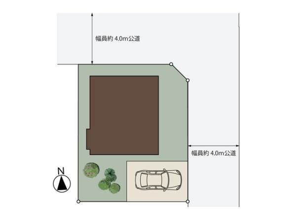 川越市今成1丁目の中古一戸建て(区画図)