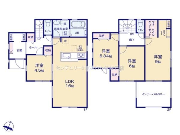 川越市古谷上　新築分譲住宅　全8棟　7号棟