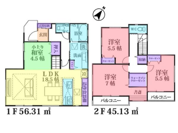 川越市砂第4期　新築一戸建て