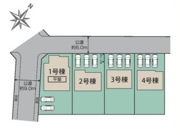 越生町越生東6丁目　新築分譲住宅　全4棟　1号棟