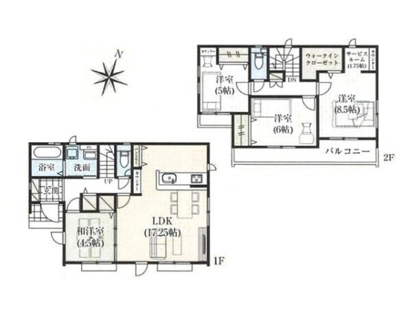 川島町伊草2期　新築分譲住宅　全8棟　5号棟