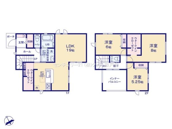 鶴ヶ島市下新田第2　新築分譲住宅　全4棟　2号棟