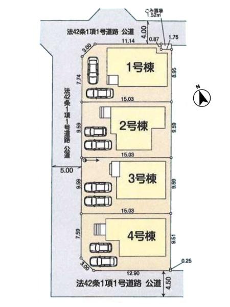 鶴ヶ島市下新田第2　新築分譲住宅　全4棟　2号棟