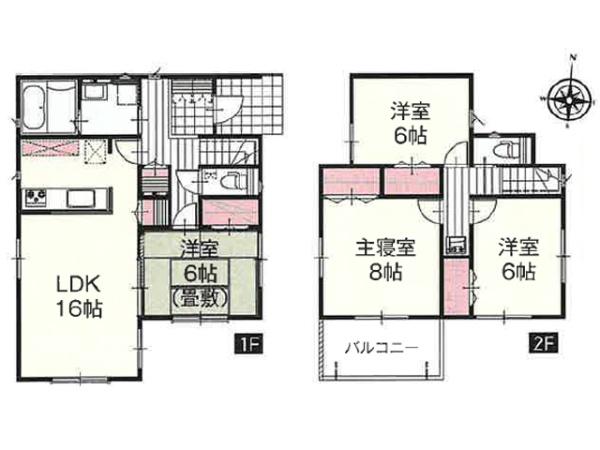 日高市高萩東1丁目　新築分譲住宅　全2棟　2号棟
