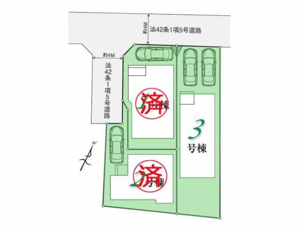 川越市岸町6期　新築分譲住宅　全3棟　3号棟