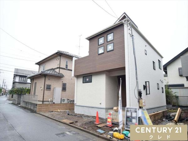川越市砂新田1丁目3期 新築分譲住宅 全2棟 2号棟(前面道路含む現地写真)