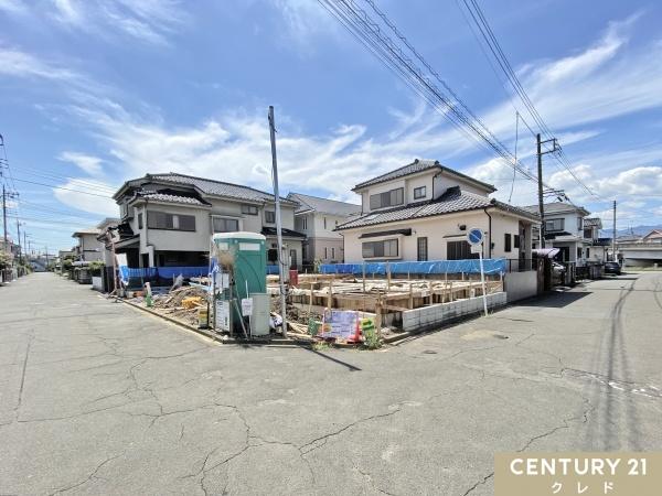 毛呂山町前久保南第8 新築分譲住宅 全2棟 2号棟(前面道路含む現地写真)