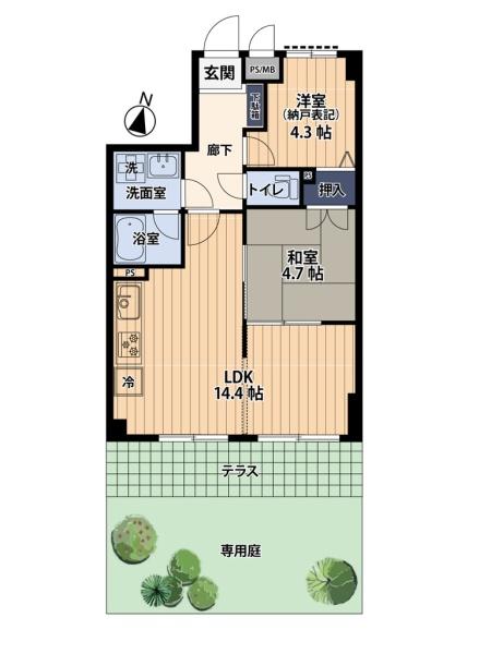 ライオンズマンション大泉学園第3(間取り)