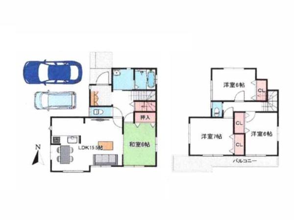 毛呂山町目白台4丁目 中古一戸建て