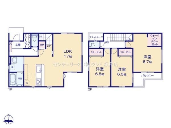 川越市むさし野2期　新築分譲住宅　全2棟　2号棟