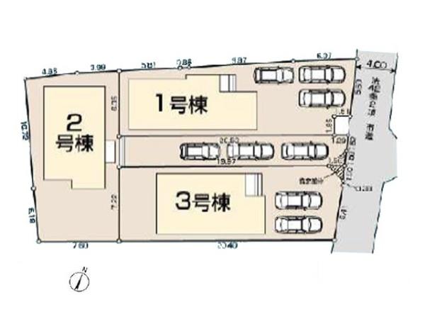 川越市寺尾第4期　新築分譲住宅　全3棟　1号棟