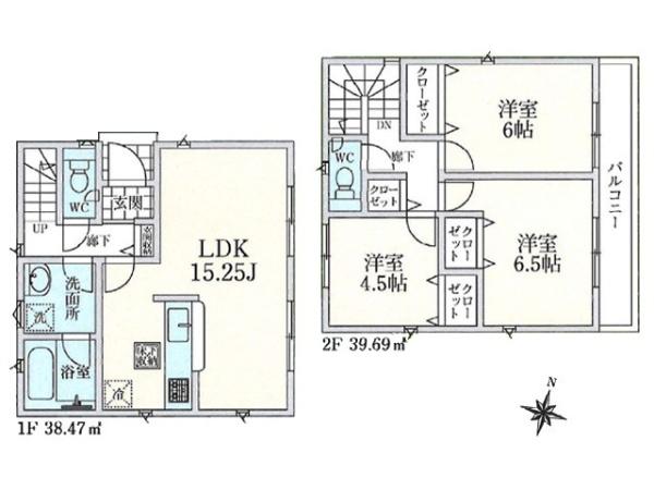川越市的場第38　新築一戸建て
