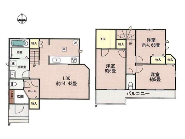 川越市安比奈新田　新築一戸建て