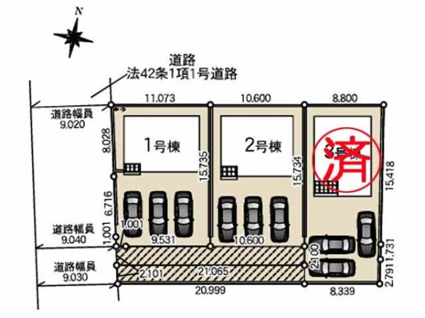 吉見町東野第20　新築分譲住宅　全3棟　2号棟