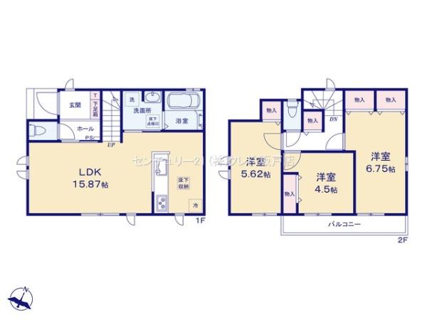 川越市むさし野2期　新築一戸建て