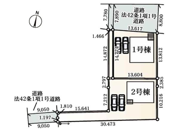 吉見町東野第22　新築分譲住宅　全2棟　1号棟