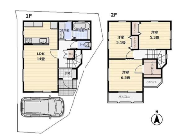 川越市砂新田2期　新築一戸建て