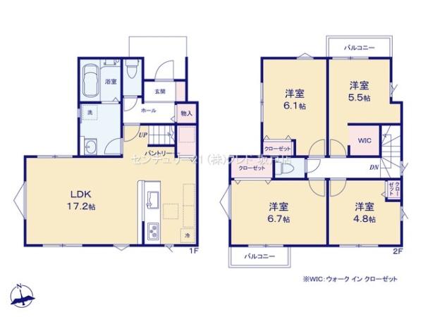 川越市砂1期　新築一戸建て