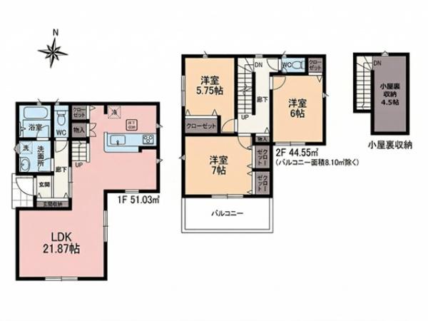 川越市仙波町第2　新築一戸建て