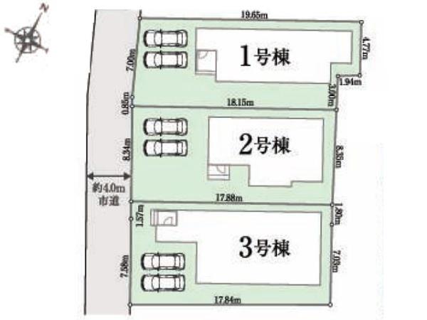 鶴ヶ島市中新田第1期　新築分譲住宅　全3棟　3号棟