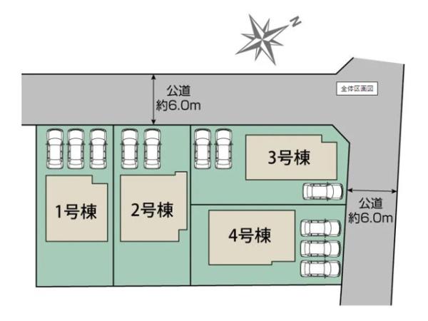 鶴ヶ島市羽折町　新築分譲住宅　全4棟　4号棟