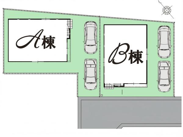 川越市中台　新築分譲住宅　全2棟　A号棟