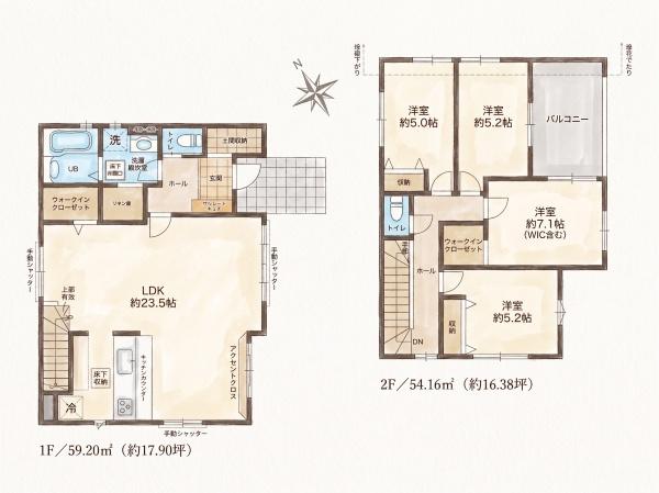 坂戸市柳町5期　新築一戸建て