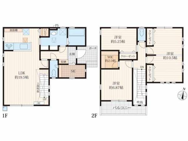 川越市安比奈新田　新築一戸建て