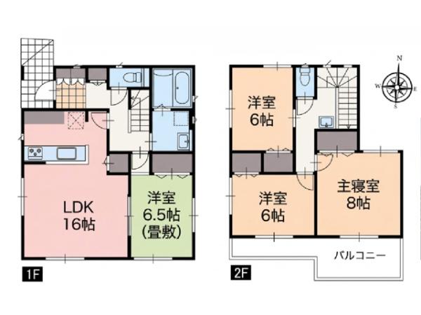 日高市高萩東1丁目　新築分譲住宅　全2棟　1号棟