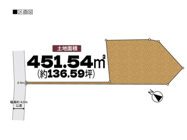 嵐山町菅谷　売地