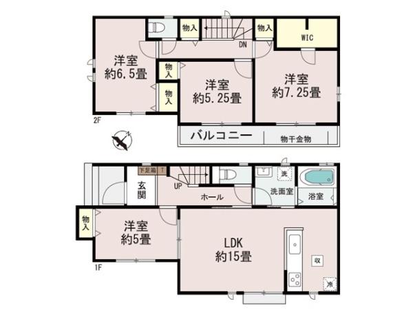 川越市南台2丁目4番　新築分譲住宅　全2棟　B号棟