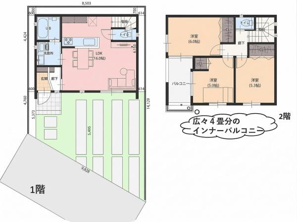 東松山市小松原町　新築一戸建て