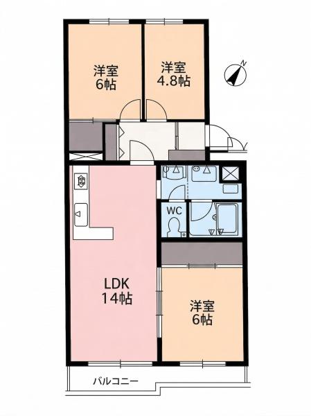 若葉グリーンハイツ　D号棟