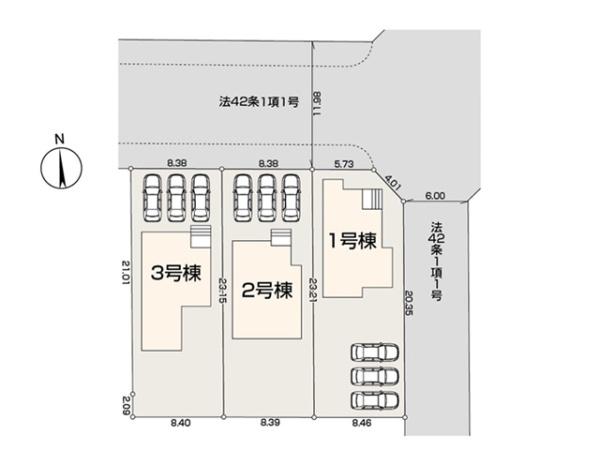 東松山市五領町　新築分譲住宅　全3棟　2号棟