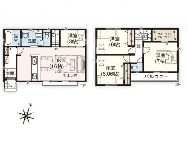 川越市砂新田29期　新築分譲住宅　全10棟　4号棟