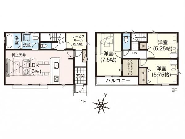 川越市砂新田29期　新築分譲住宅　全10棟　7号棟
