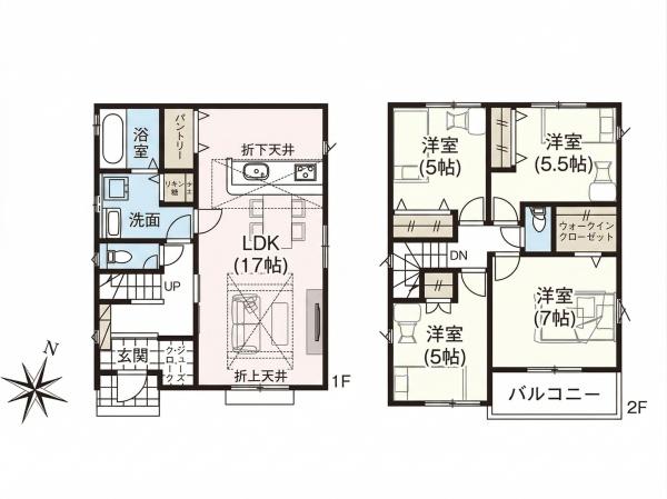 川越市砂新田29期　新築分譲住宅　全10棟　8号棟