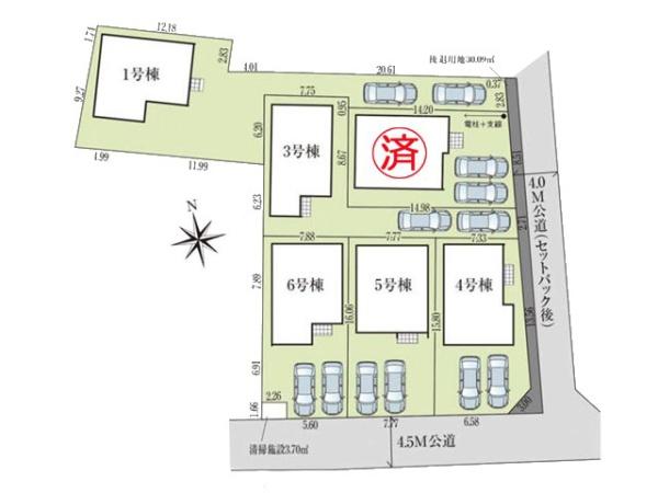 坂戸市仲町　新築分譲住宅　全6棟　5号棟